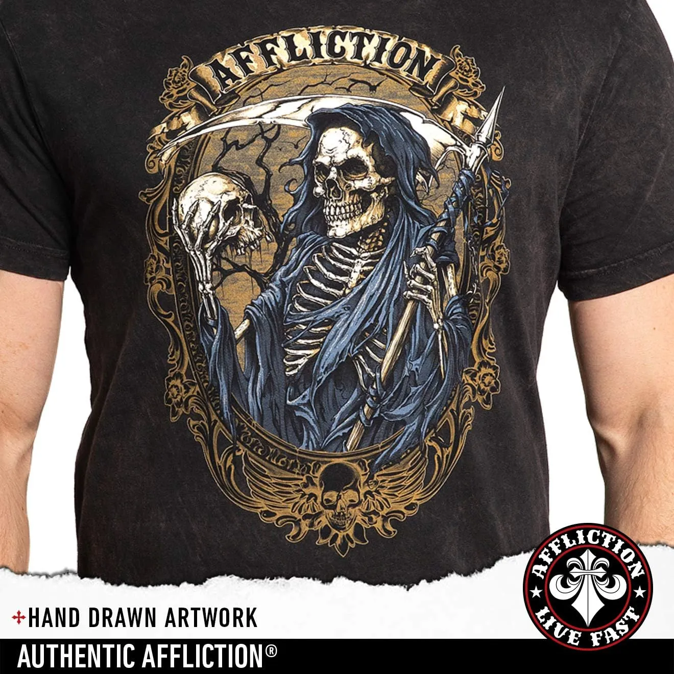 Affliction T Shirts for Men Affliction Clothing Core Classic Mens Shirts