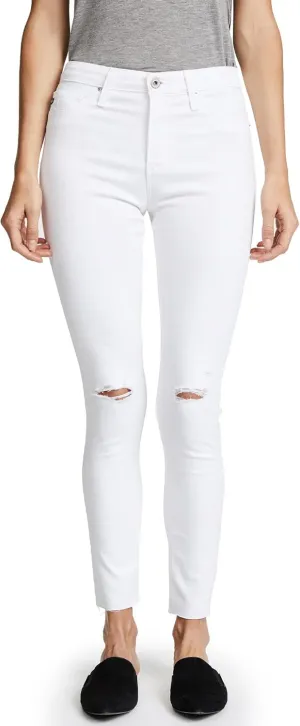 AG Jeans Women's Farrah Skinny Ankle Raw Hem