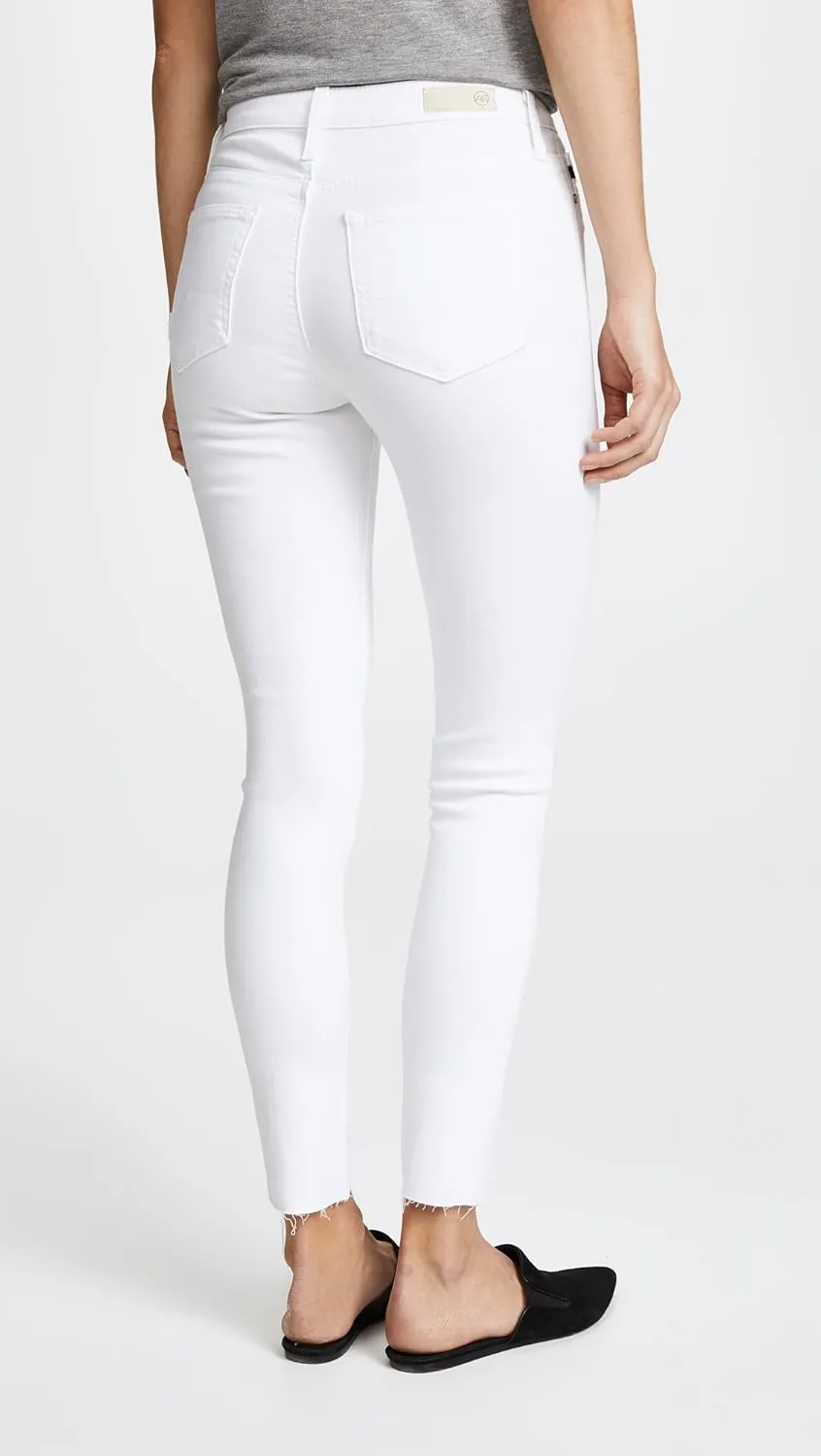 AG Jeans Women's Farrah Skinny Ankle Raw Hem