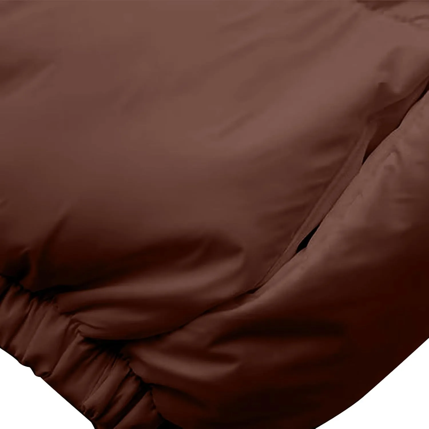 Akklian Women's Cropped Puffer Jacket No Hood Padded Down Jackets Winter High Neck Quilted Coat Zipper Chunky Thermal Outwear
