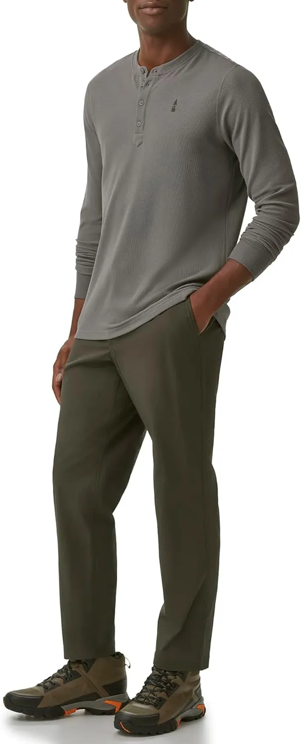 BASS OUTDOOR Men's Elastic Waist Woven Slacks