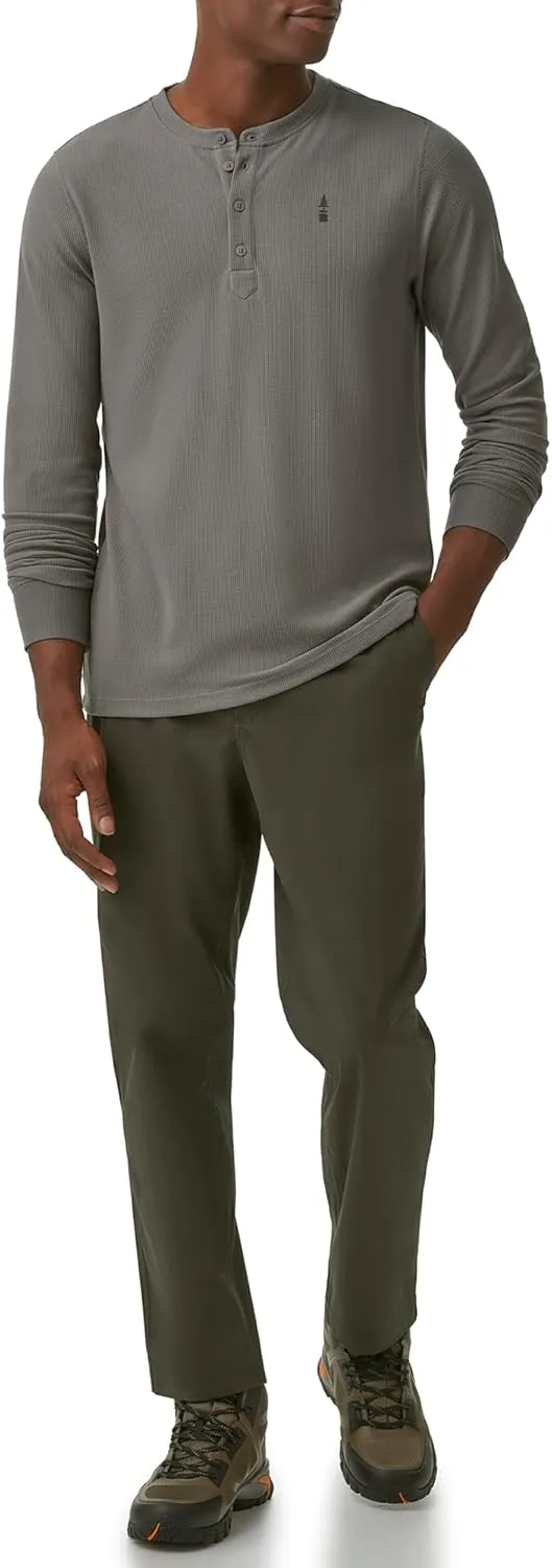 BASS OUTDOOR Men's Elastic Waist Woven Slacks