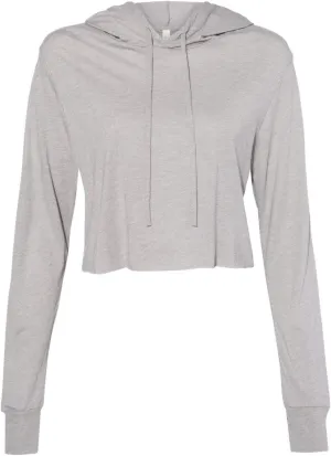 Bella Canvas Womens Fast Fashion Cropped Long-Sleeve Hoodie (8512)
