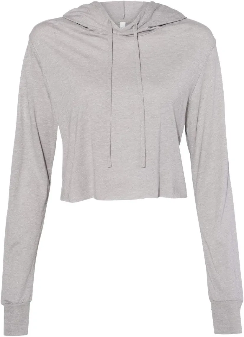 Bella Canvas Womens Fast Fashion Cropped Long-Sleeve Hoodie (8512)