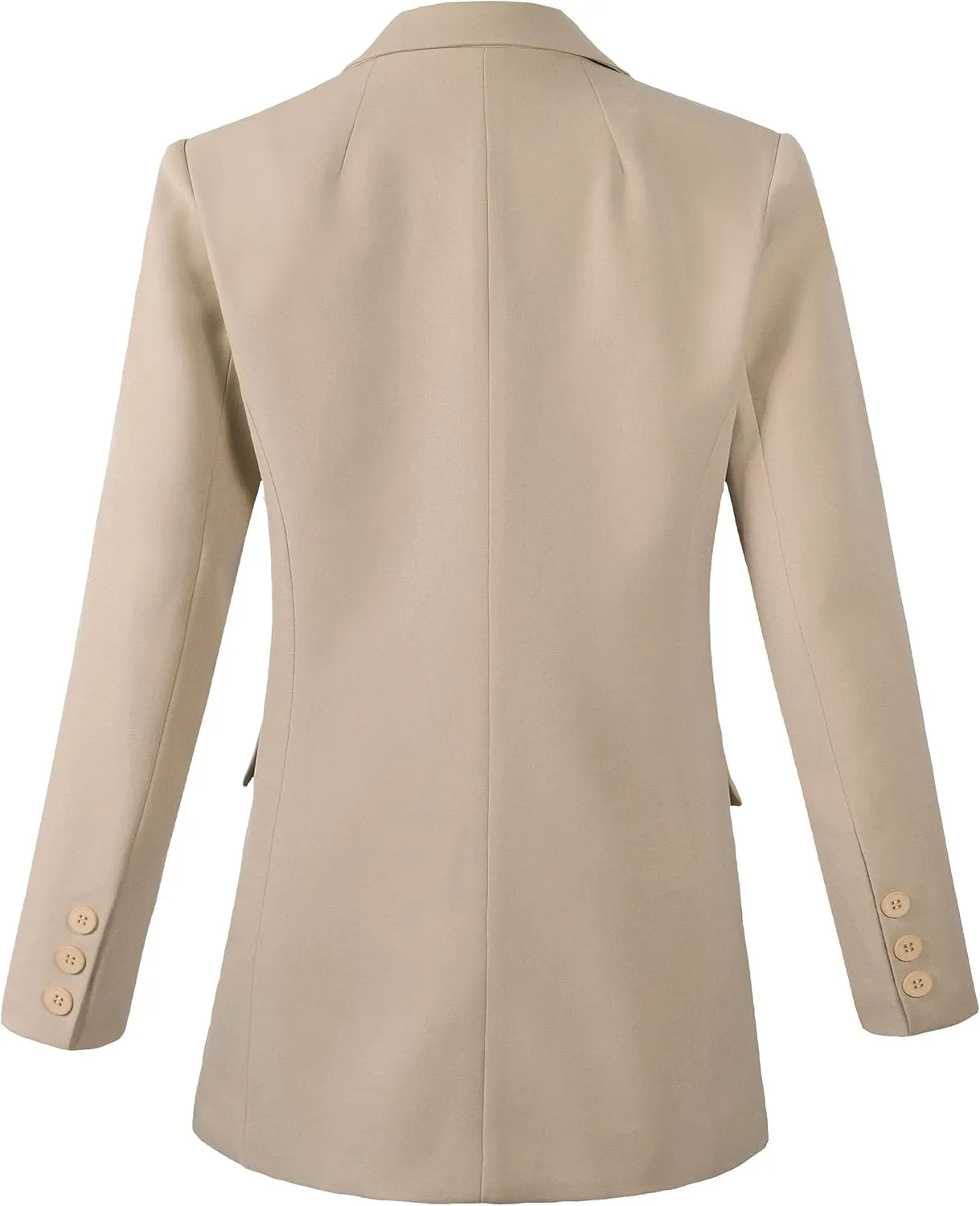 Beninos Womens Long Sleeve Blazers Business Casual Solid Lightweight Suit Jacket Office Blazer