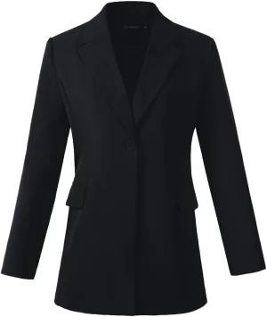 Beninos Womens Long Sleeve Blazers Business Casual Solid Lightweight Suit Jacket Office Blazer