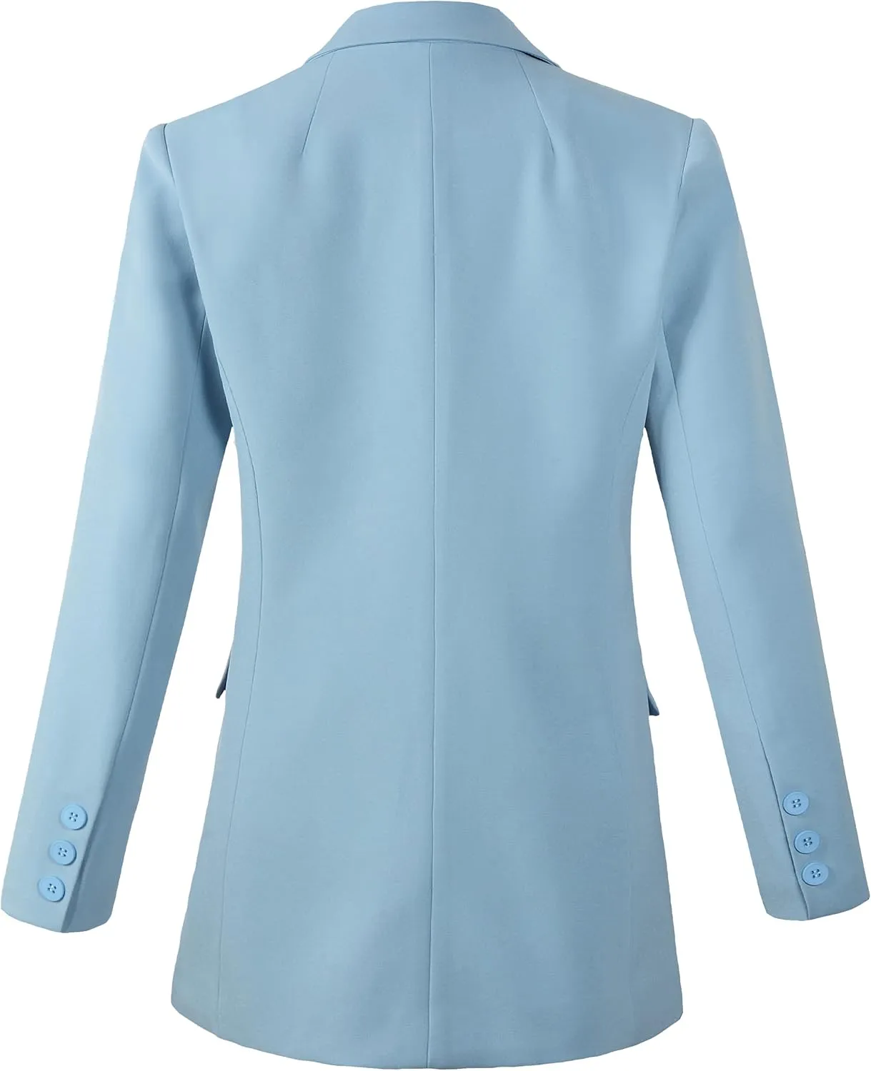 Beninos Womens Long Sleeve Blazers Business Casual Solid Lightweight Suit Jacket Office Blazer