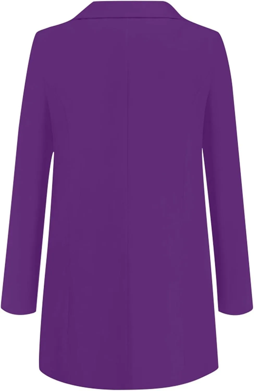 Blazers for Women 2024 Winter Open Front Long Sleeve Work Jackets Coat Business Casual Lapel Suit Jacket with Pocket