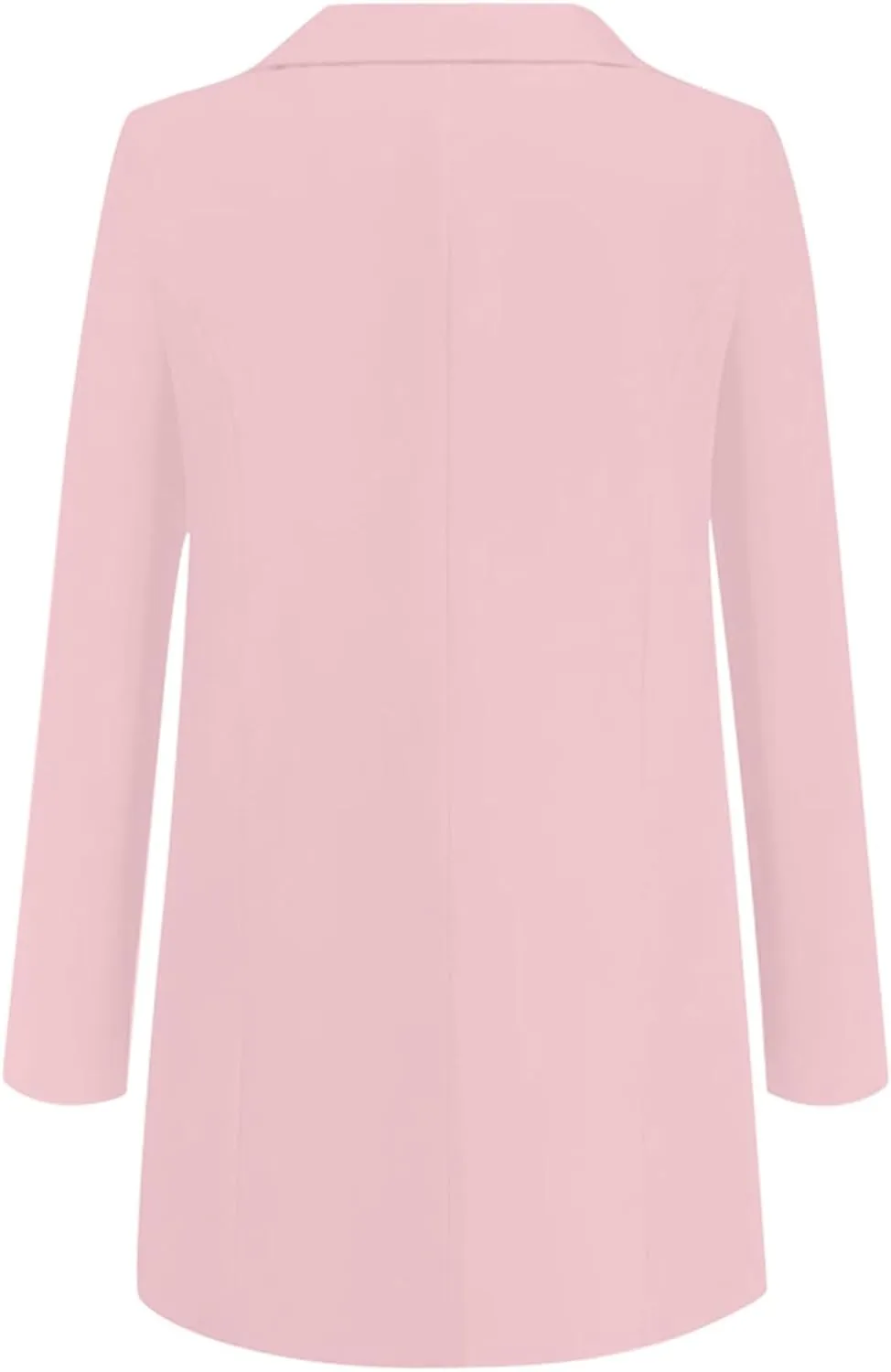 Blazers for Women 2024 Winter Open Front Long Sleeve Work Jackets Coat Business Casual Lapel Suit Jacket with Pocket