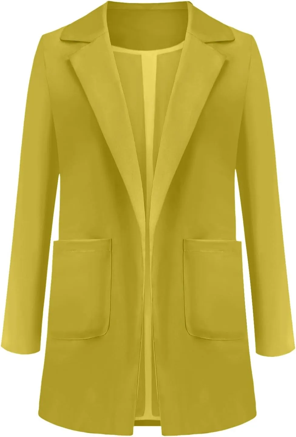 Blazers for Women Business Casual Long Light Casual Jackets Long Sleeve Lightweight Spring Summer Cardigan Work Suit