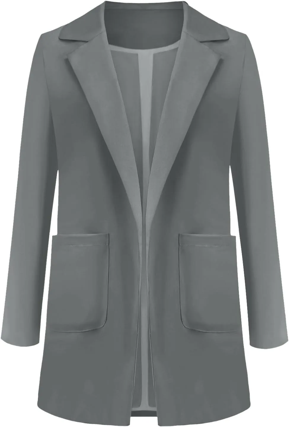 Blazers for Women Business Casual Long Light Casual Jackets Long Sleeve Lightweight Spring Summer Cardigan Work Suit