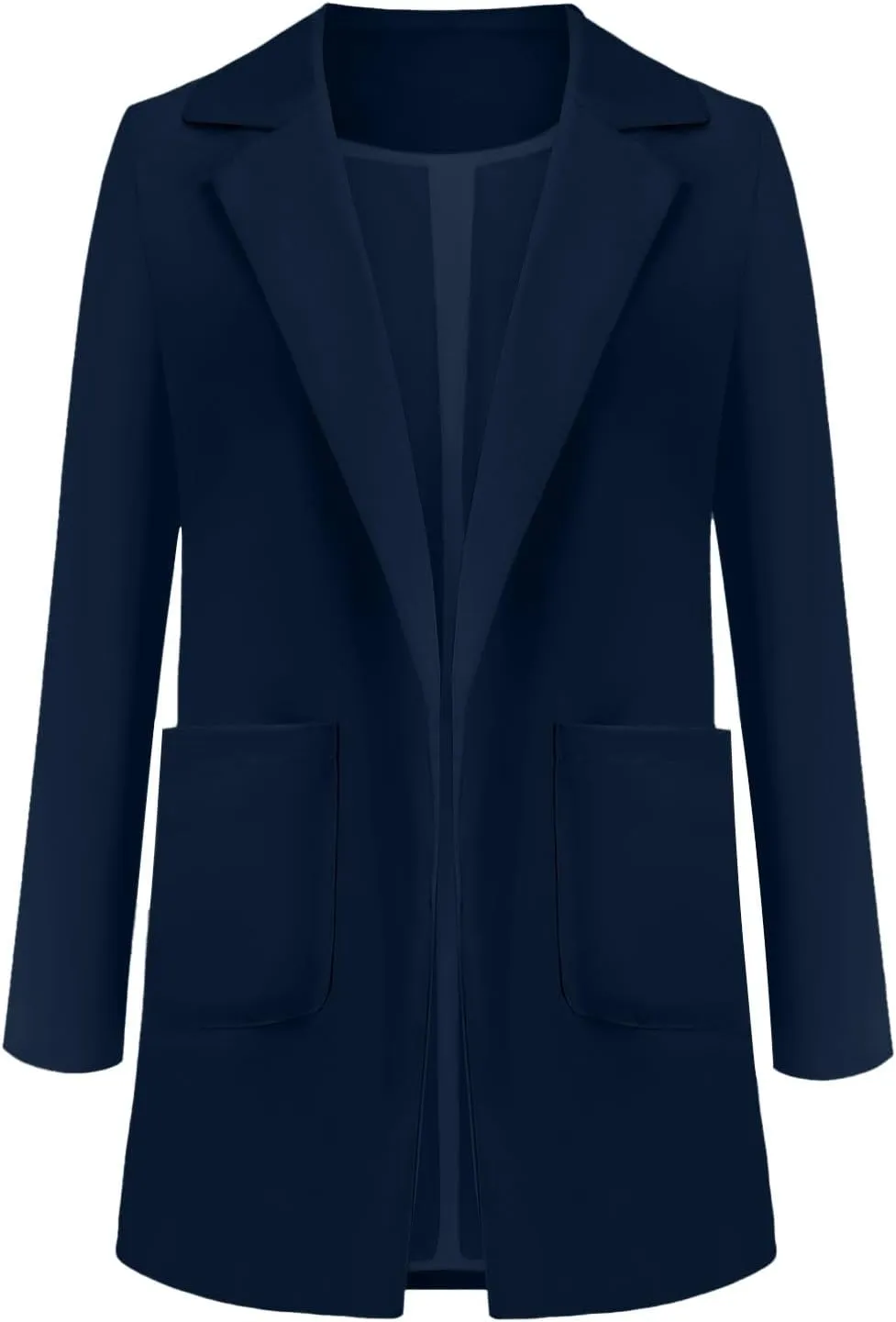 Blazers for Women Business Casual Long Light Casual Jackets Long Sleeve Lightweight Spring Summer Cardigan Work Suit