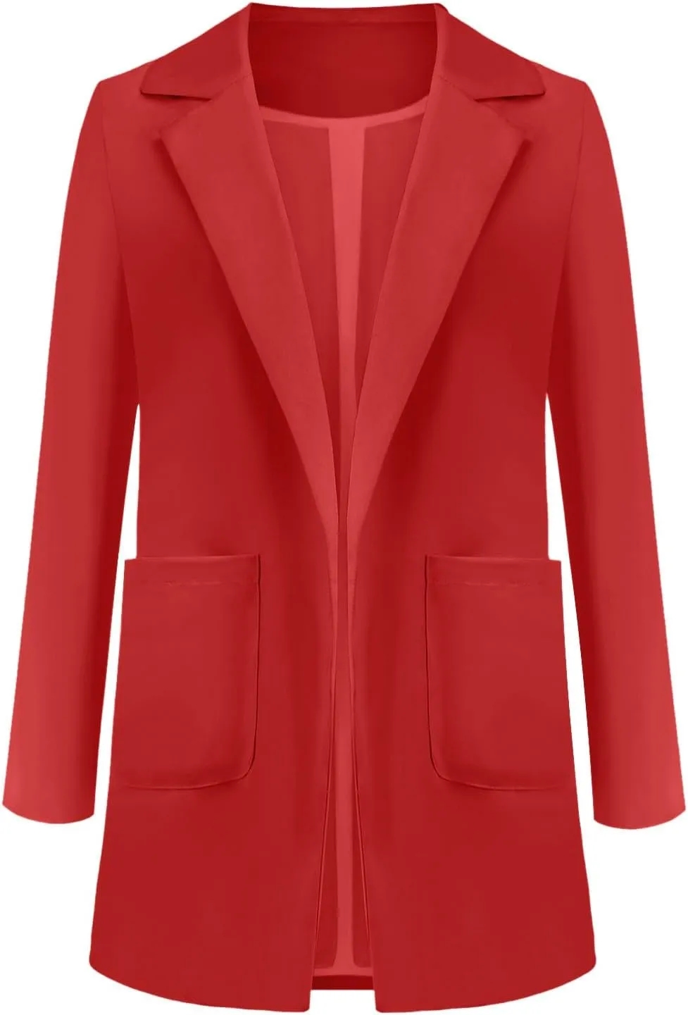 Blazers for Women Business Casual Long Light Casual Jackets Long Sleeve Lightweight Spring Summer Cardigan Work Suit