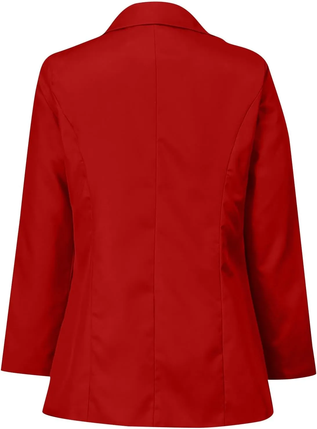 Blazers for Women Long Sleeve Button Open Front Blazer Jacket Solid/Hawaii Print Trendy Suite Coat with Pockets