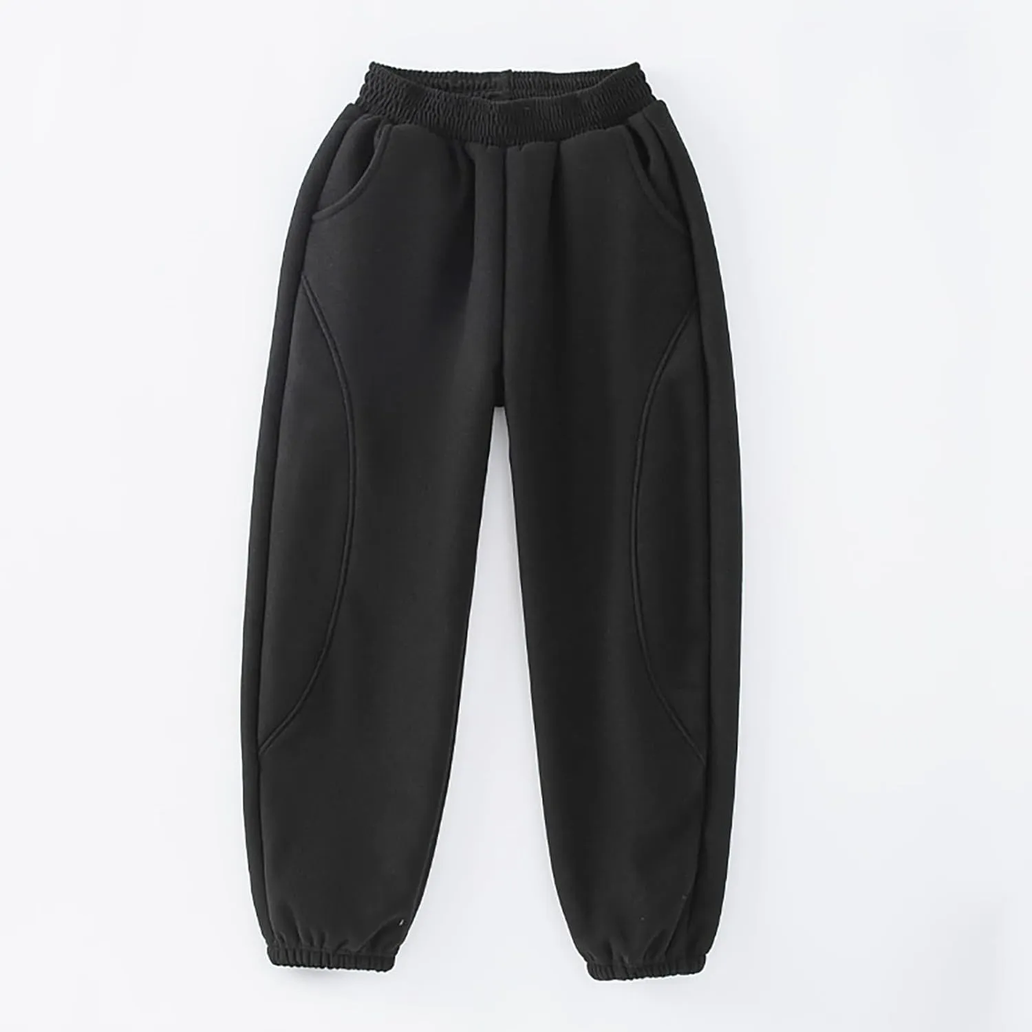 Boys Girls Sweatpants Toddler Jogger Pants Kids Athletic Pull-On Jogger Pants Unisex Casual Pants with Pockets