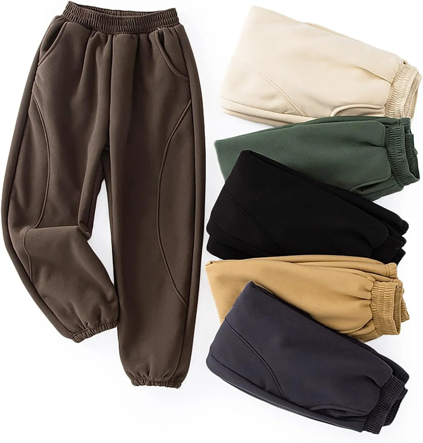 Boys Girls Sweatpants Toddler Jogger Pants Kids Athletic Pull-On Jogger Pants Unisex Casual Pants with Pockets
