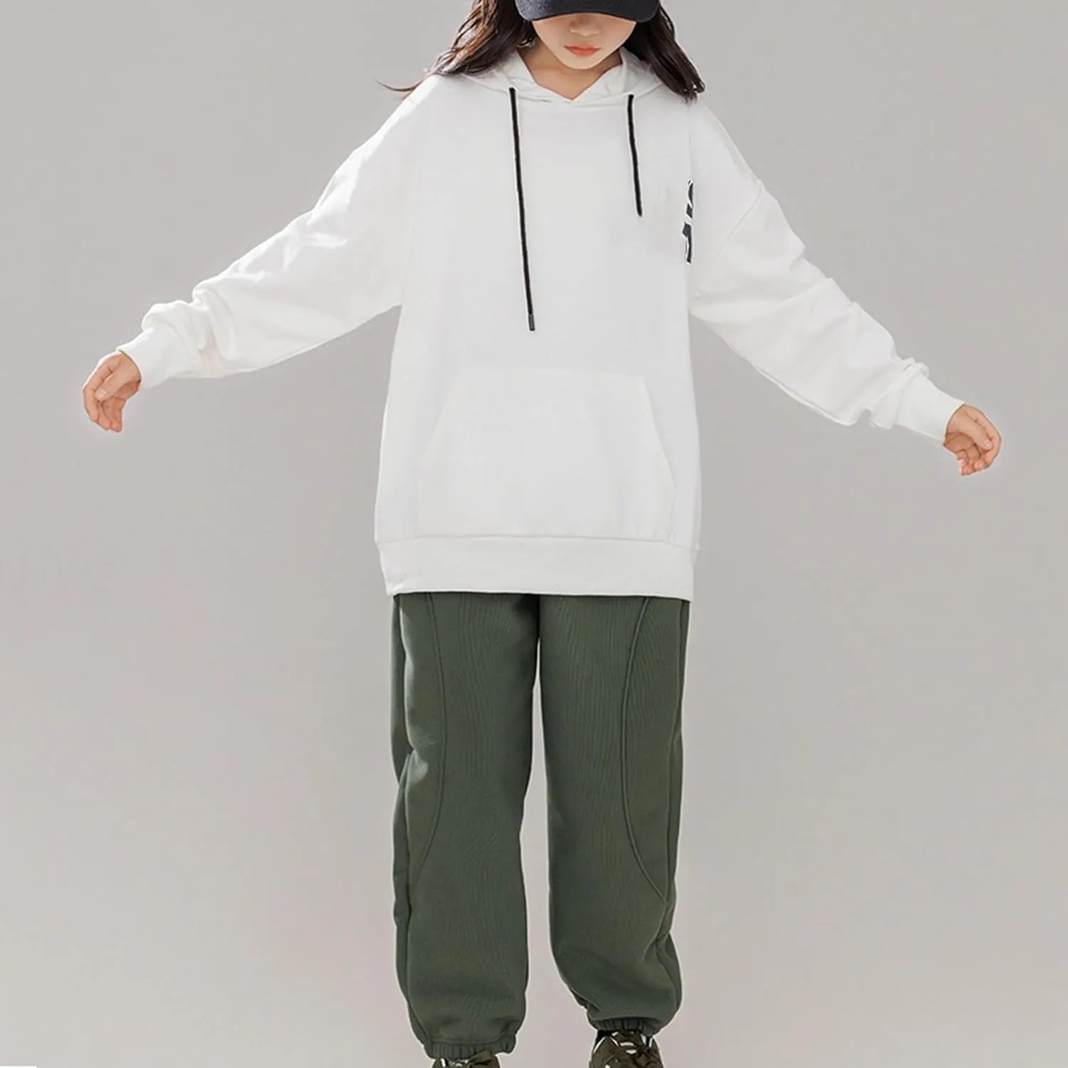 Boys Girls Sweatpants Toddler Jogger Pants Kids Athletic Pull-On Jogger Pants Unisex Casual Pants with Pockets