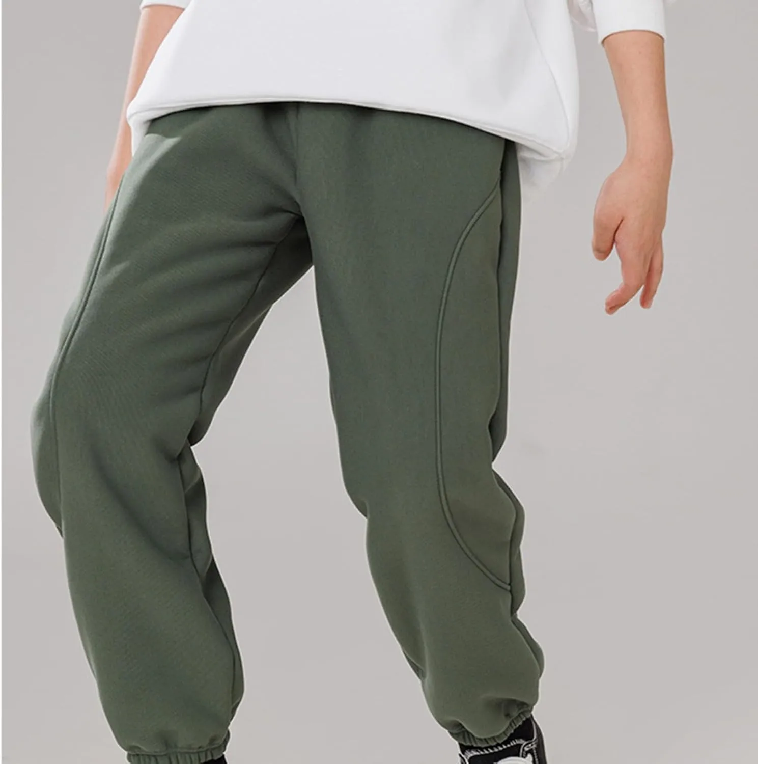 Boys Girls Sweatpants Toddler Jogger Pants Kids Athletic Pull-On Jogger Pants Unisex Casual Pants with Pockets