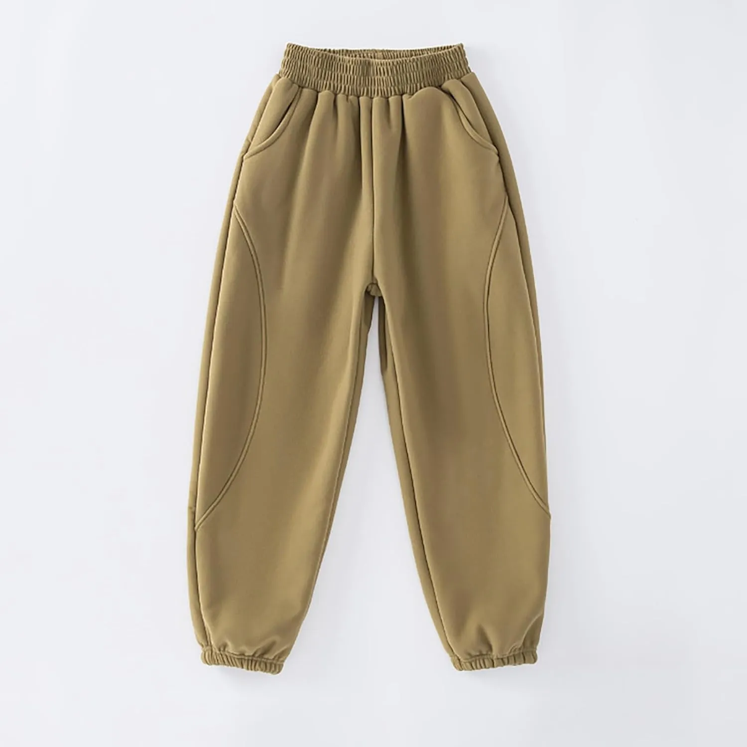 Boys Girls Sweatpants Toddler Jogger Pants Kids Athletic Pull-On Jogger Pants Unisex Casual Pants with Pockets