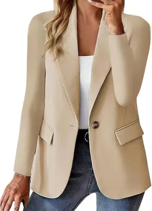 Business Suits for Women 2024 Causal Women's Blazer Short Causal Lightweight Blazers Fitted Herringbone Jackets
