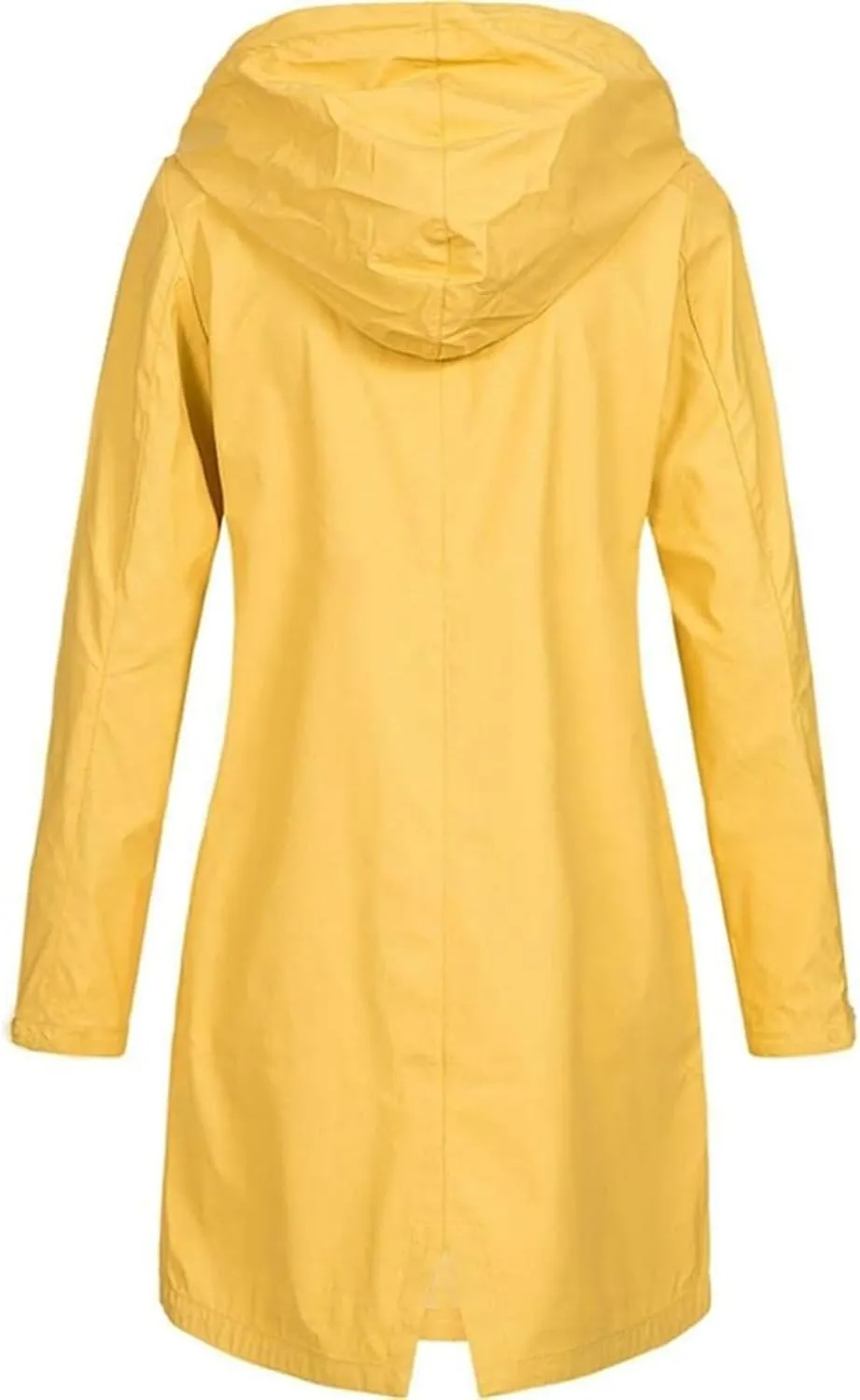 Canbebig Raincoat Women Lightweight Waterproof Coats Long Hooded Trench Coats Packable Rain Coats with Pockets Travel Jackets