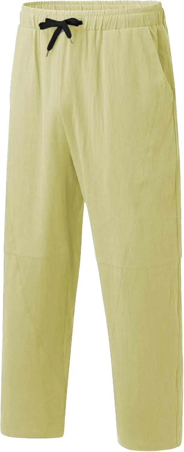 Cargo Pants for Men Relaxed Fit Pants Stretch Elastic Waist Hiking Pants Sport Pants Jogger Sweatpants Men's Pants