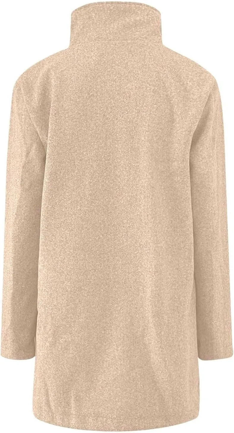 ChicCrate Trench Coat Women Long Winter Jackets Casual Classic Overcoat Trendy Peacoat Outerwear