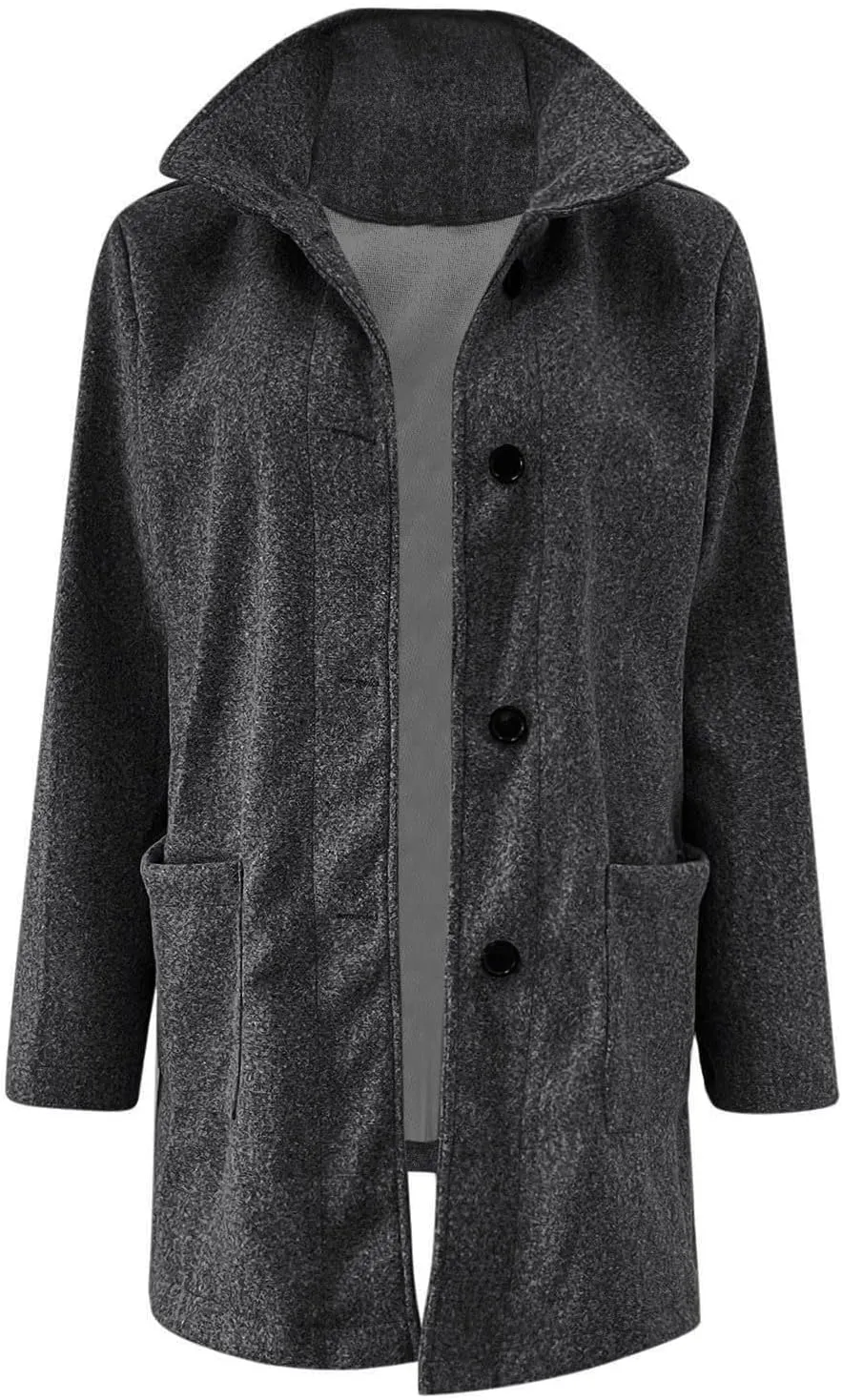 ChicCrate Trench Coat Women Long Winter Jackets Casual Classic Overcoat Trendy Peacoat Outerwear