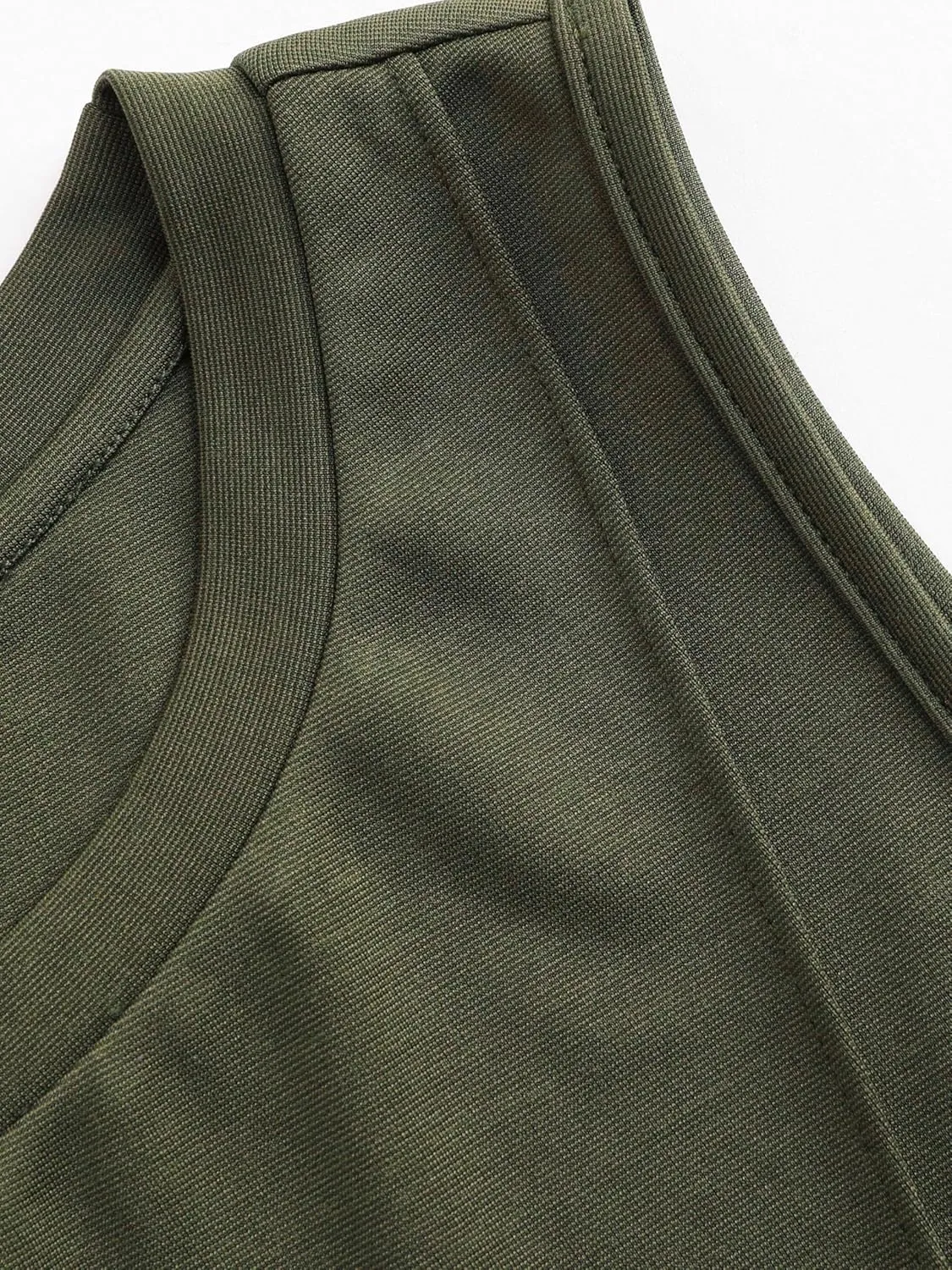 CIDER Stitch Tank Top & Elastic Waist Crop Pants
