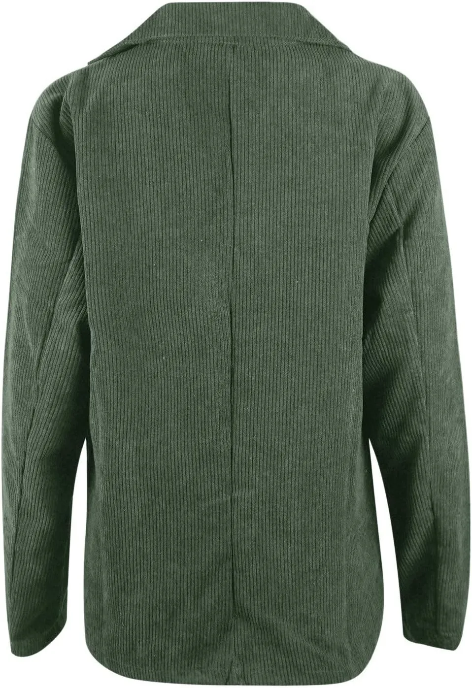 Collarless Blazer Jackets for Women Causal Womens Jackets Long Sleeve Wool Novelty Blazers Loose Oversized Jackets