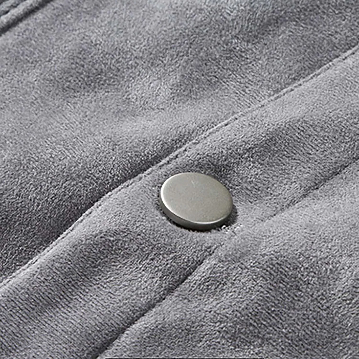 Fashion Leisure Trucker Jacket for Men Slim Fit Faux Suede Leather Jackets Classic Lapel Collar Outerwear Winter Coat