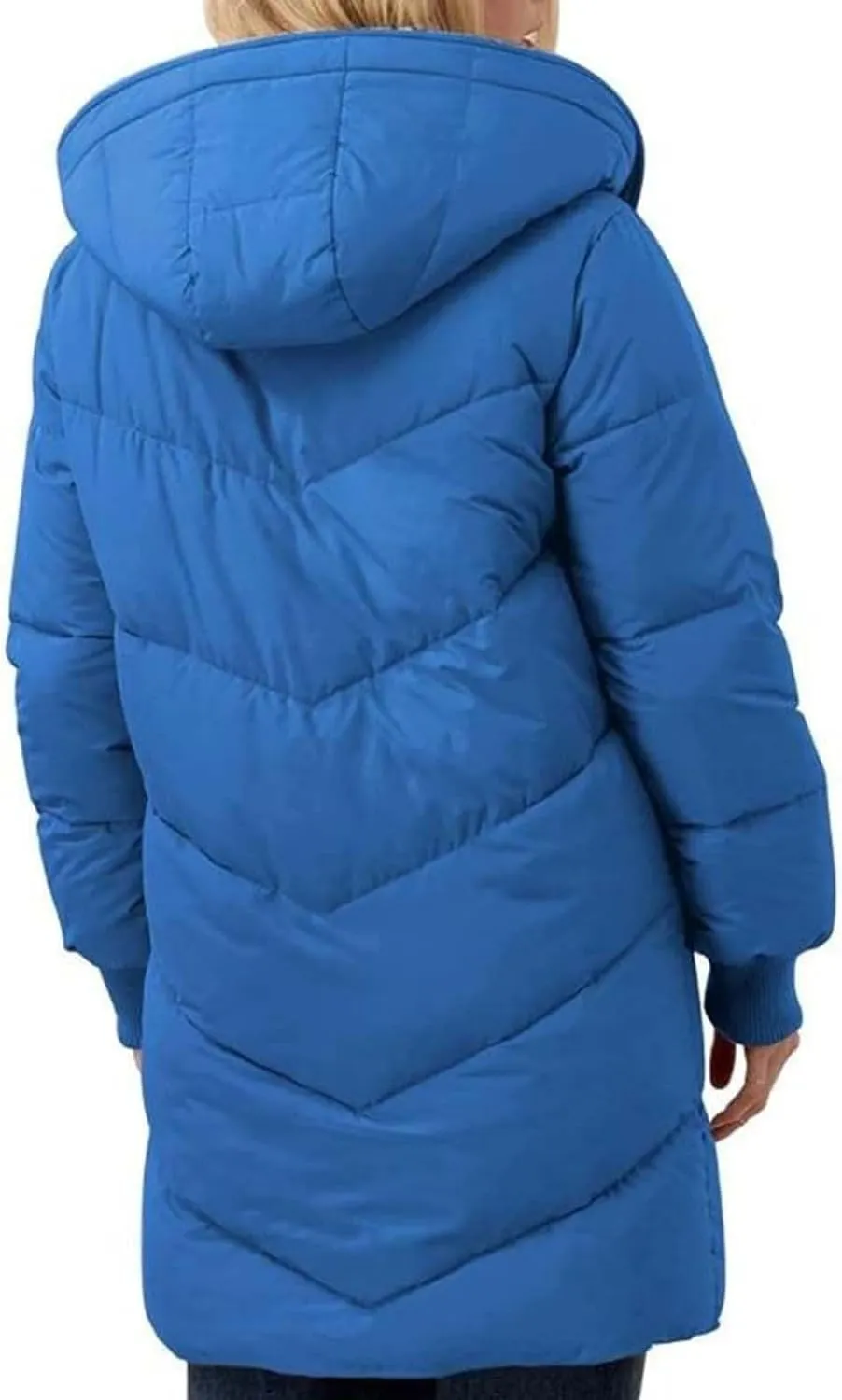 Faux fur Hood Snow Parka Hooded Puffer Jacket Lightweight Winter Coat Winter Puffer Coats Womens Winter Jacket Warm