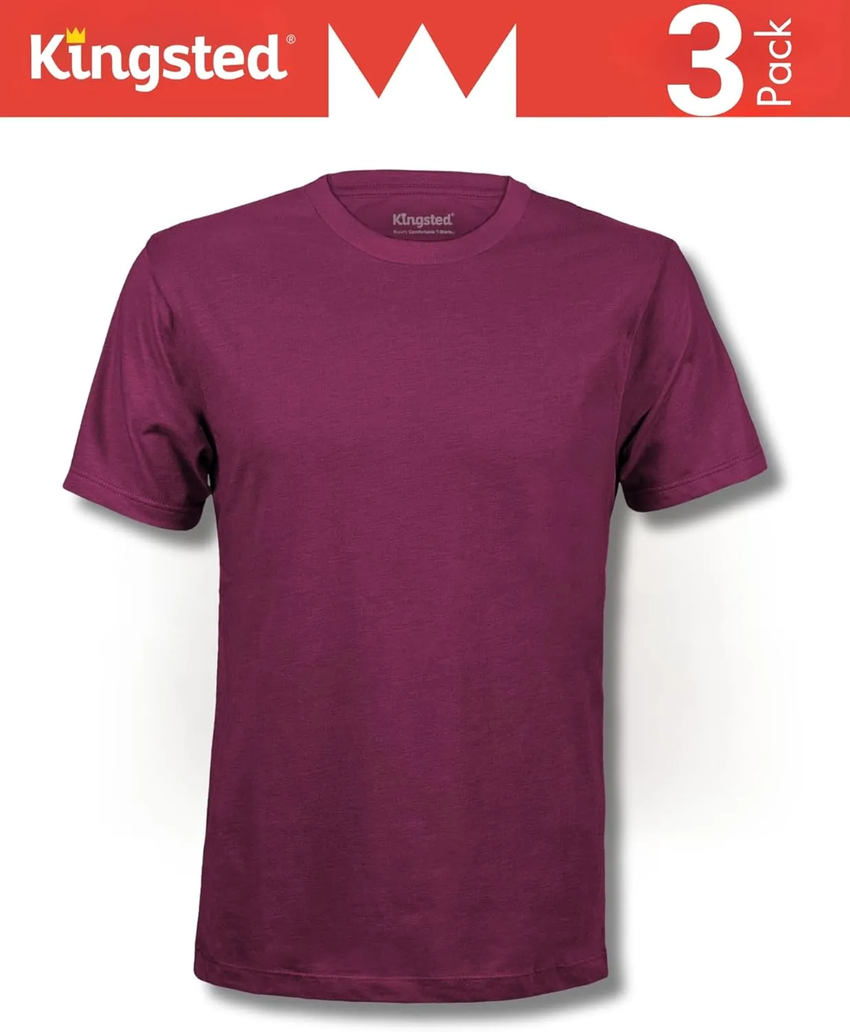 Kingsted T-Shirts for Men Pack - Royally Comfortable - Super Soft Premium Fabric - Well-Crafted Classic Tee