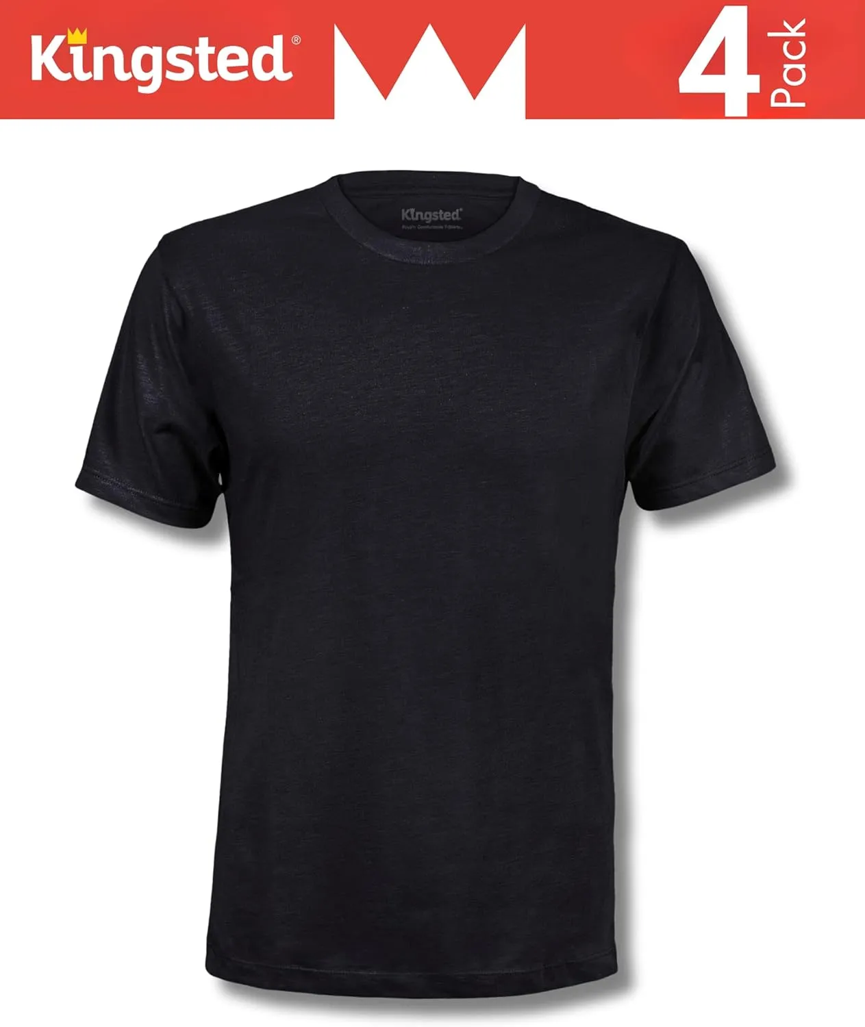 Kingsted T-Shirts for Men Pack - Royally Comfortable - Super Soft Premium Fabric - Well-Crafted Classic Tee
