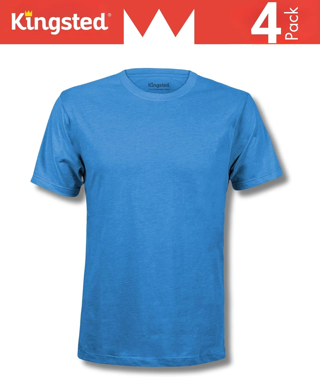 Kingsted T-Shirts for Men Pack - Royally Comfortable - Super Soft Premium Fabric - Well-Crafted Classic Tee