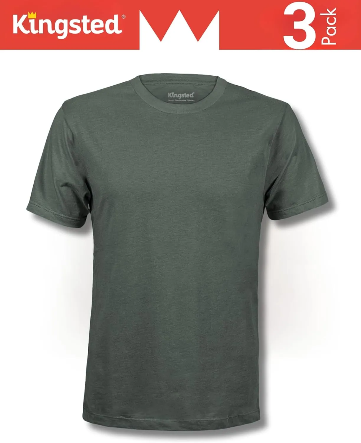 Kingsted T-Shirts for Men Pack - Royally Comfortable - Super Soft Premium Fabric - Well-Crafted Classic Tee