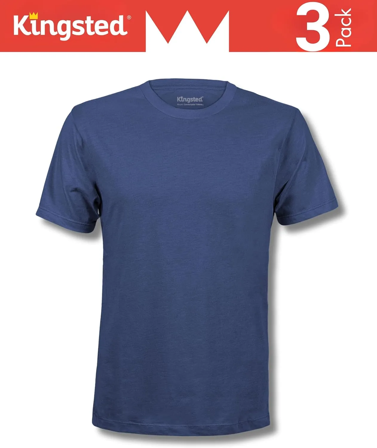 Kingsted T-Shirts for Men Pack - Royally Comfortable - Super Soft Premium Fabric - Well-Crafted Classic Tee