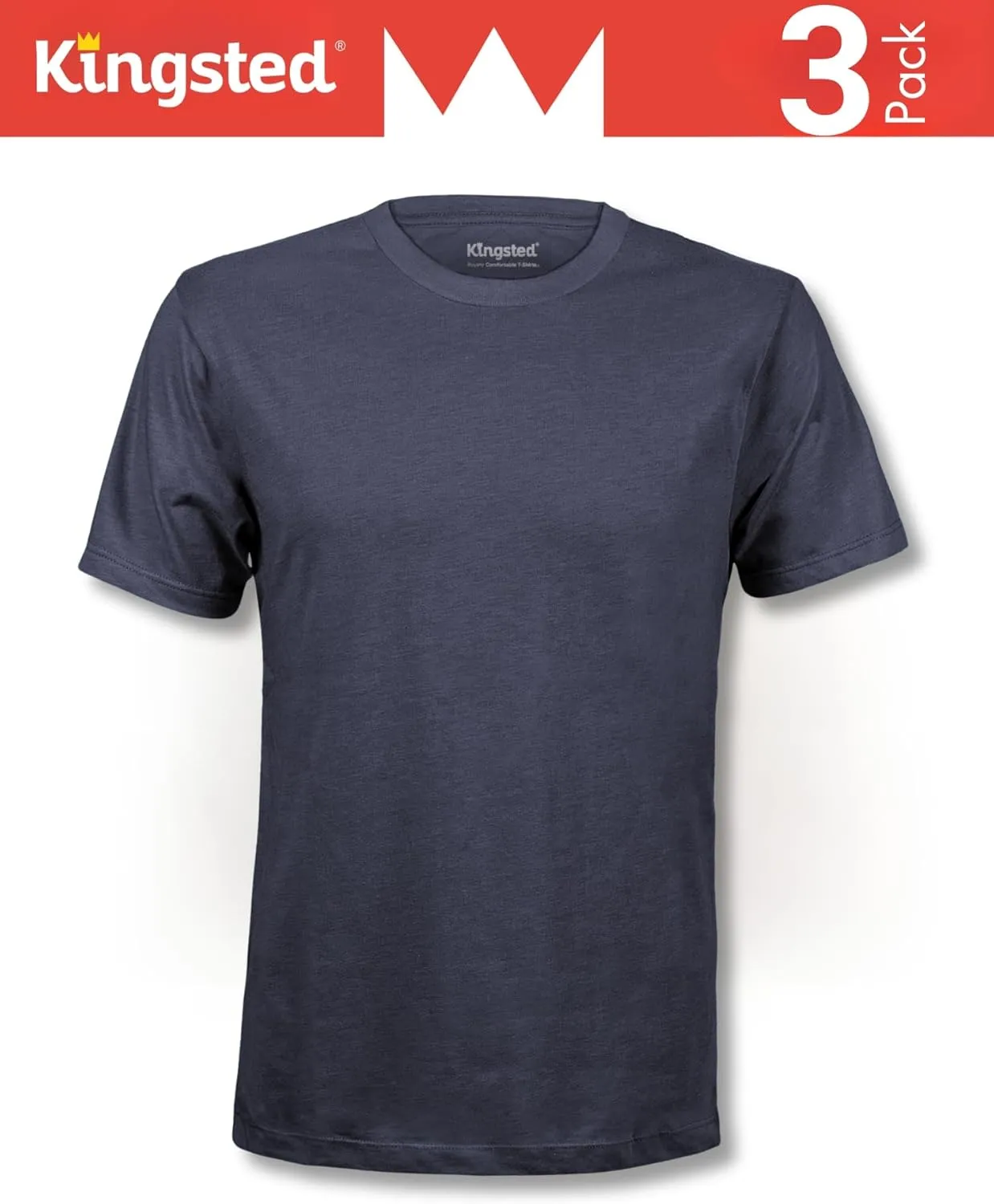 Kingsted T-Shirts for Men Pack - Royally Comfortable - Super Soft Premium Fabric - Well-Crafted Classic Tee