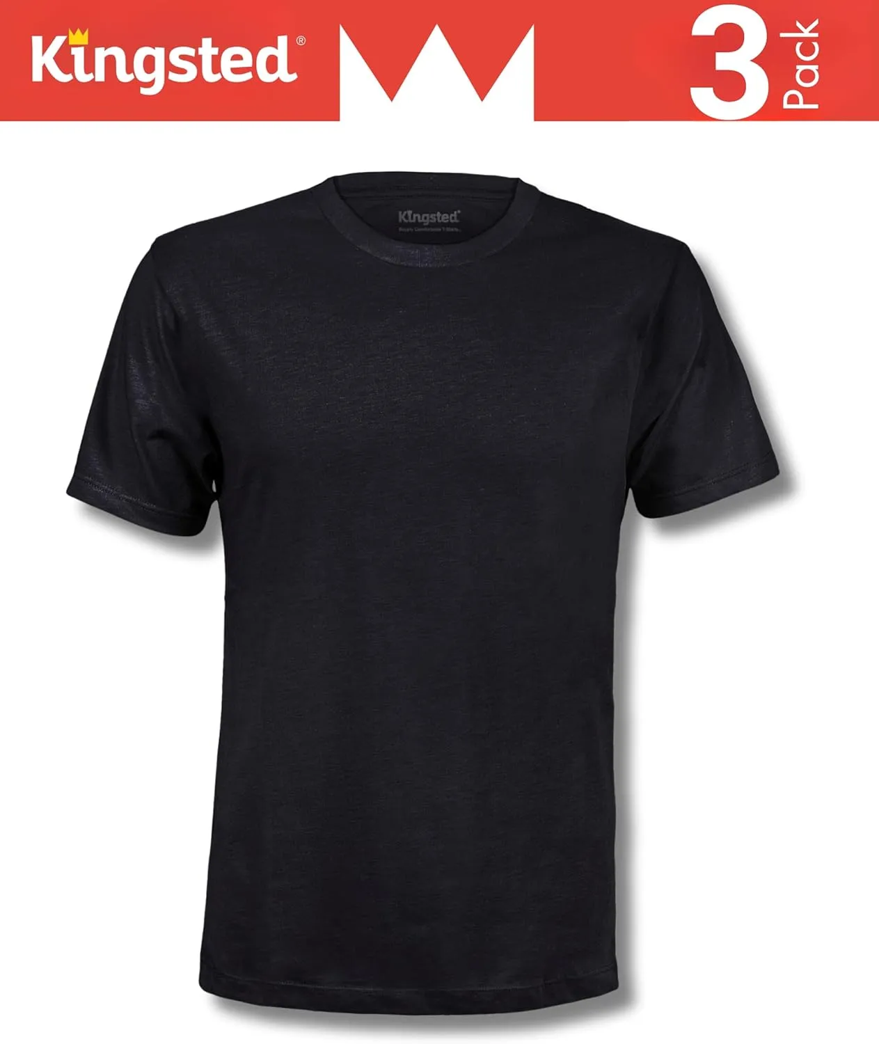 Kingsted T-Shirts for Men Pack - Royally Comfortable - Super Soft Premium Fabric - Well-Crafted Classic Tee