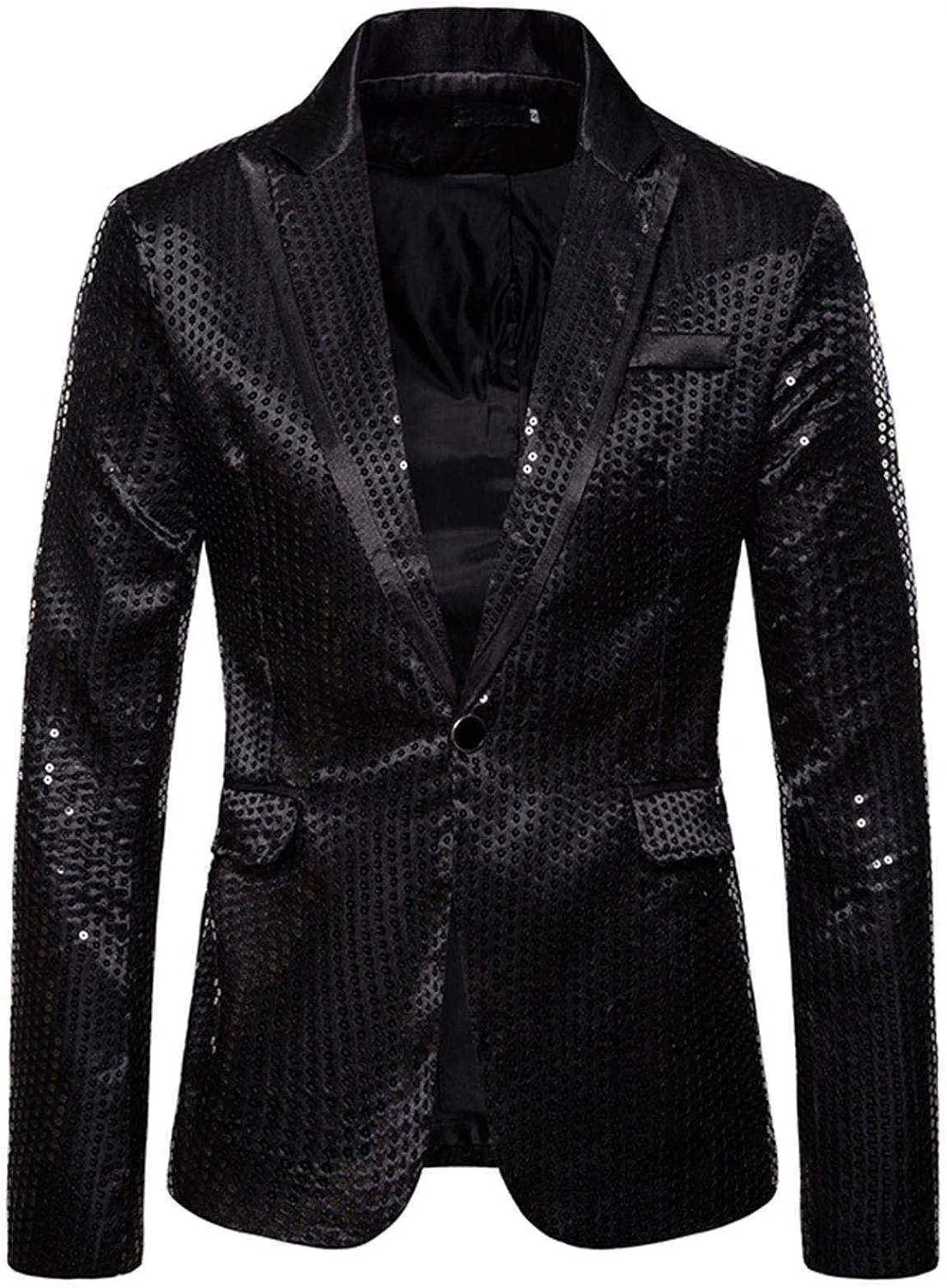 LCMTWX Mens Blazers Men's Fashion Casual Buckle Printed Single-breasted Jacket Coat Fashion Soft Work formal Sleep Suit