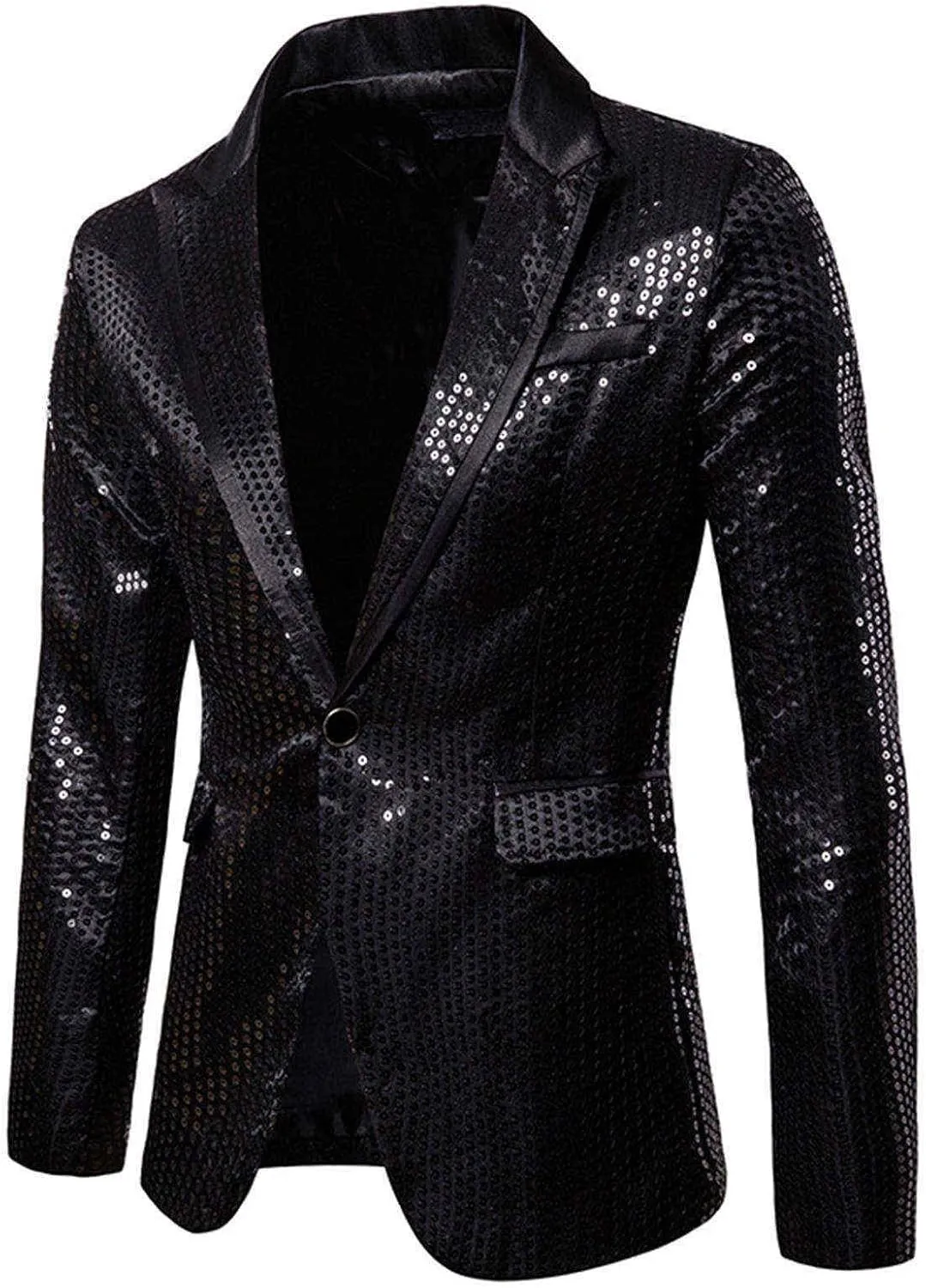 LCMTWX Mens Blazers Men's Fashion Casual Buckle Printed Single-breasted Jacket Coat Fashion Soft Work formal Sleep Suit