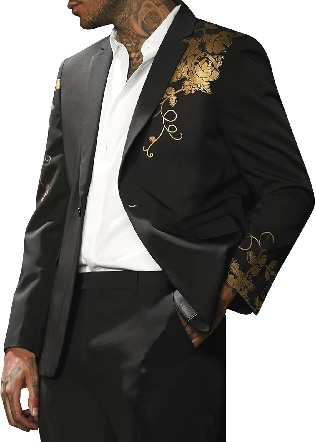 Lightweight Stretch Sports Coats Anti-stain Blazer Mens Suit Slim Fit One Button Solid Tuxedo Acket Business Suits