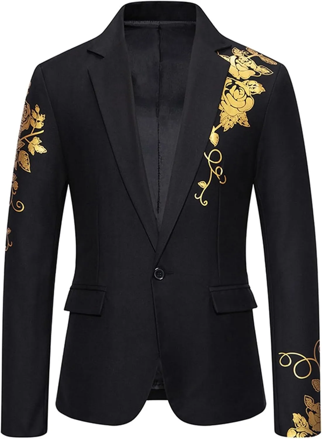Lightweight Stretch Sports Coats Anti-stain Blazer Mens Suit Slim Fit One Button Solid Tuxedo Acket Business Suits