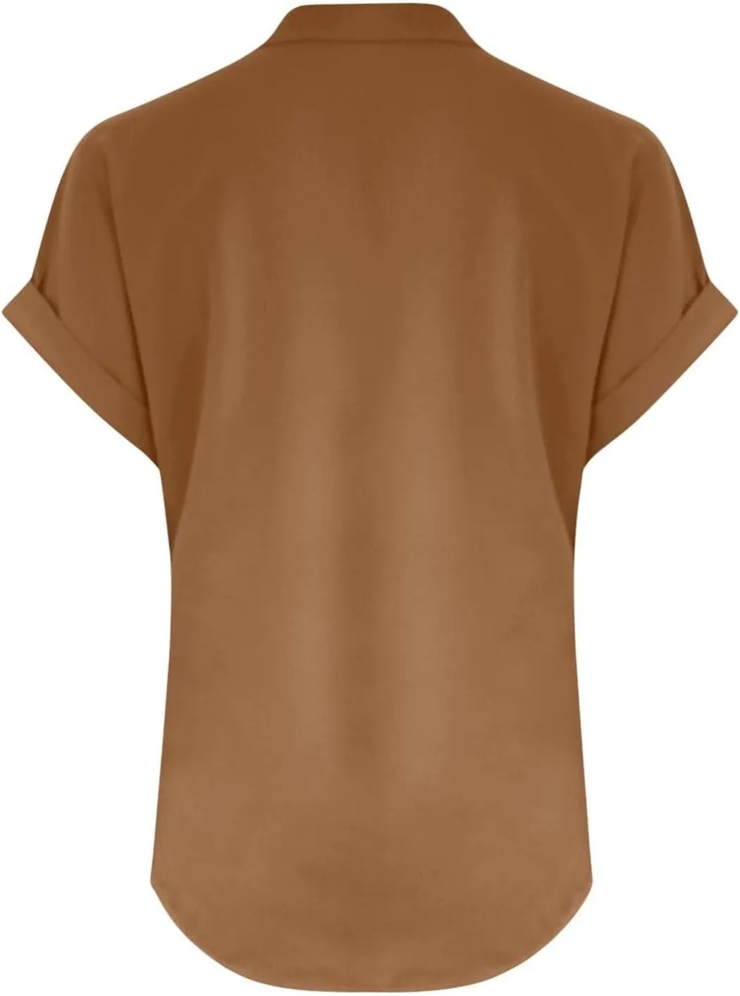 Linen T Shirts for Women Button Tops V Neck Summer Short Sleeve Dressy Blouse Loose Casual Basic Vacation