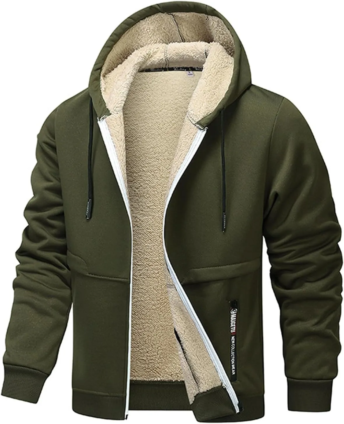 Men Winter Jacket Vintage Long Sleeve Coats: Trendy Print Jackets Classic Sweatshirt Sweaters Hoodie