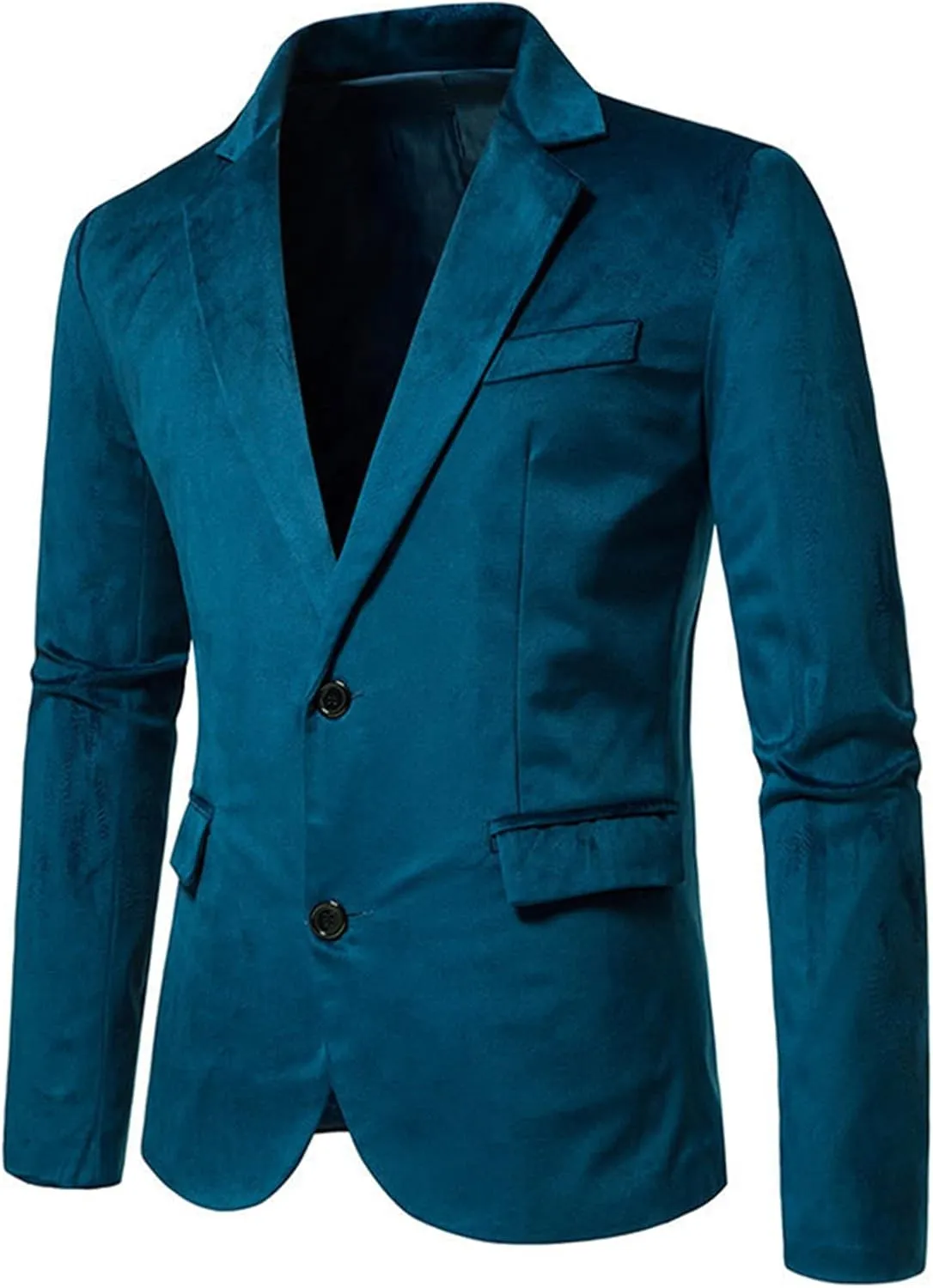 Mens Business Work Blazer Jacket Slim Fit Button Suit Coat Outwear Casual
