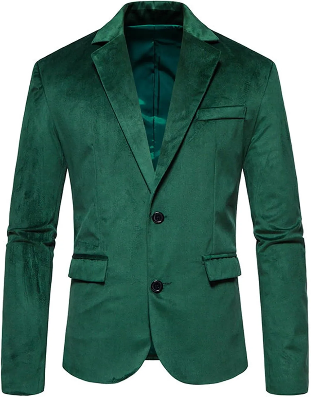 Mens Business Work Blazer Jacket Slim Fit Button Suit Coat Outwear Casual