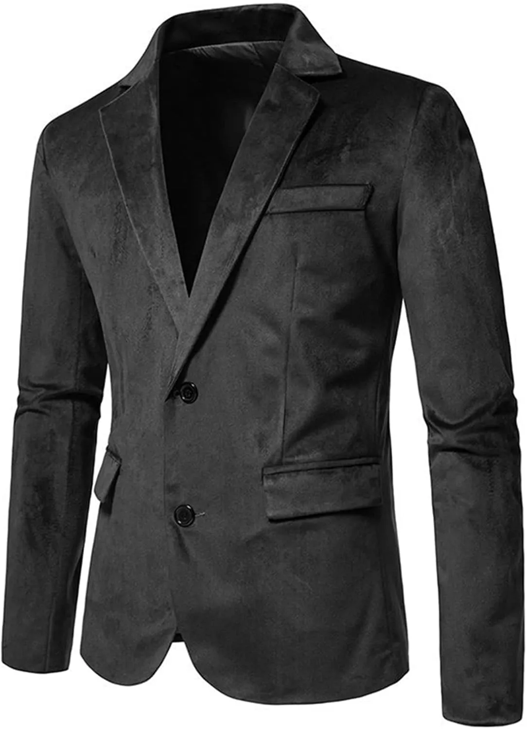 Mens Business Work Blazer Jacket Slim Fit Button Suit Coat Outwear Casual