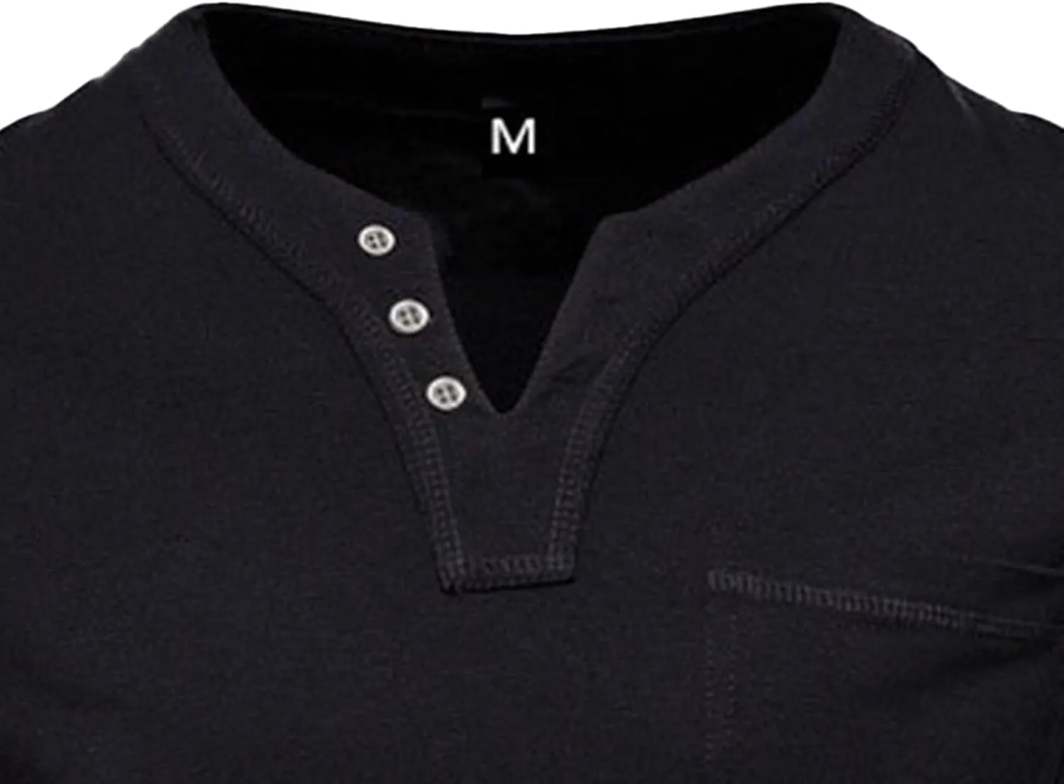 Men's Casual Athletic Henley Shirts Short Sleeve V-Neck Henley T-Shirts Slim Fit Lightweight Cotton Tees Tops