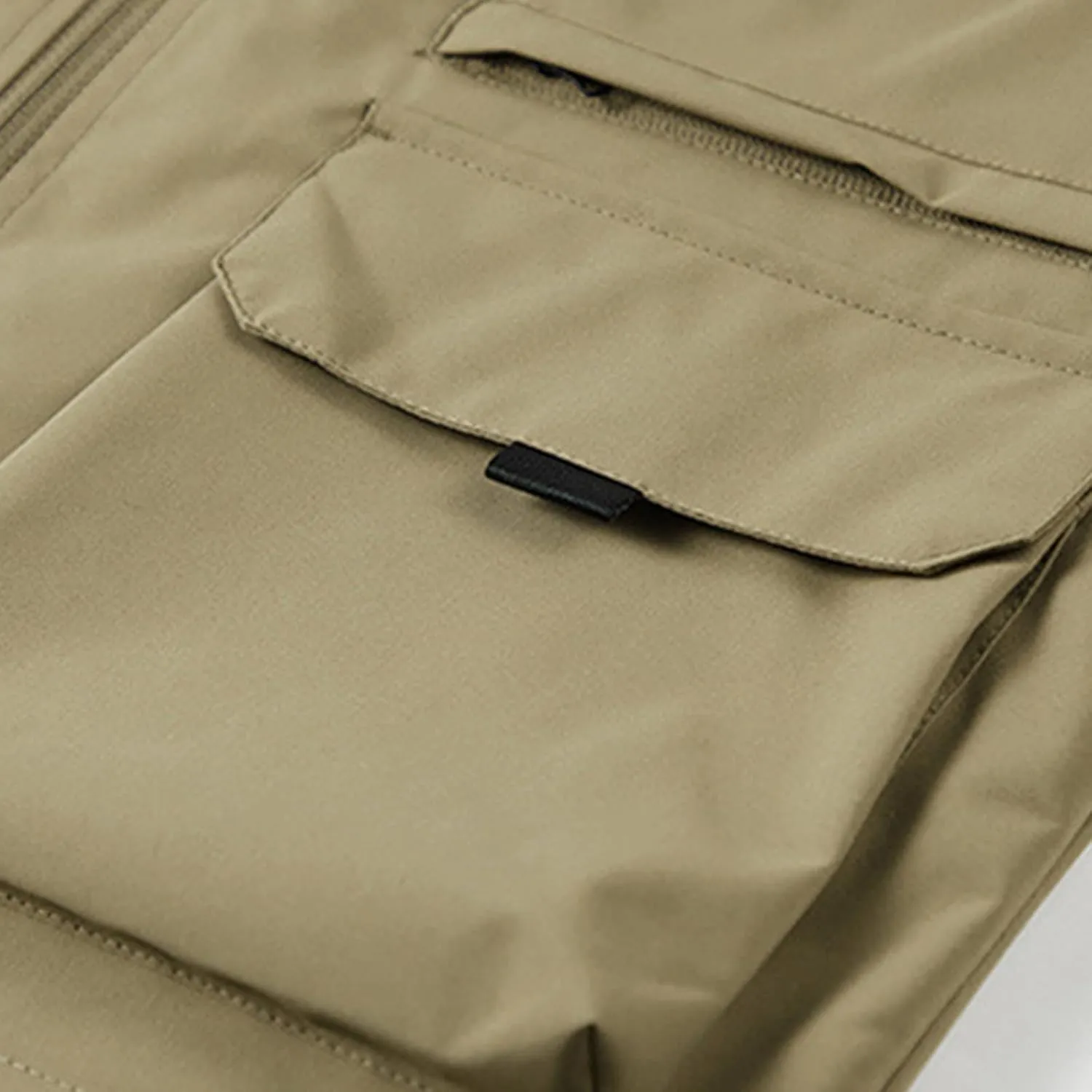 Mens Climb Vest Summer Stand Collar Travel Photo Vest Casual Running Outerwear Cargo Sleeveless Jackets with Pockets